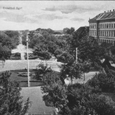 Park Kod Zupanije Razglednica Iz 1915. Zbirka Nandora Majera